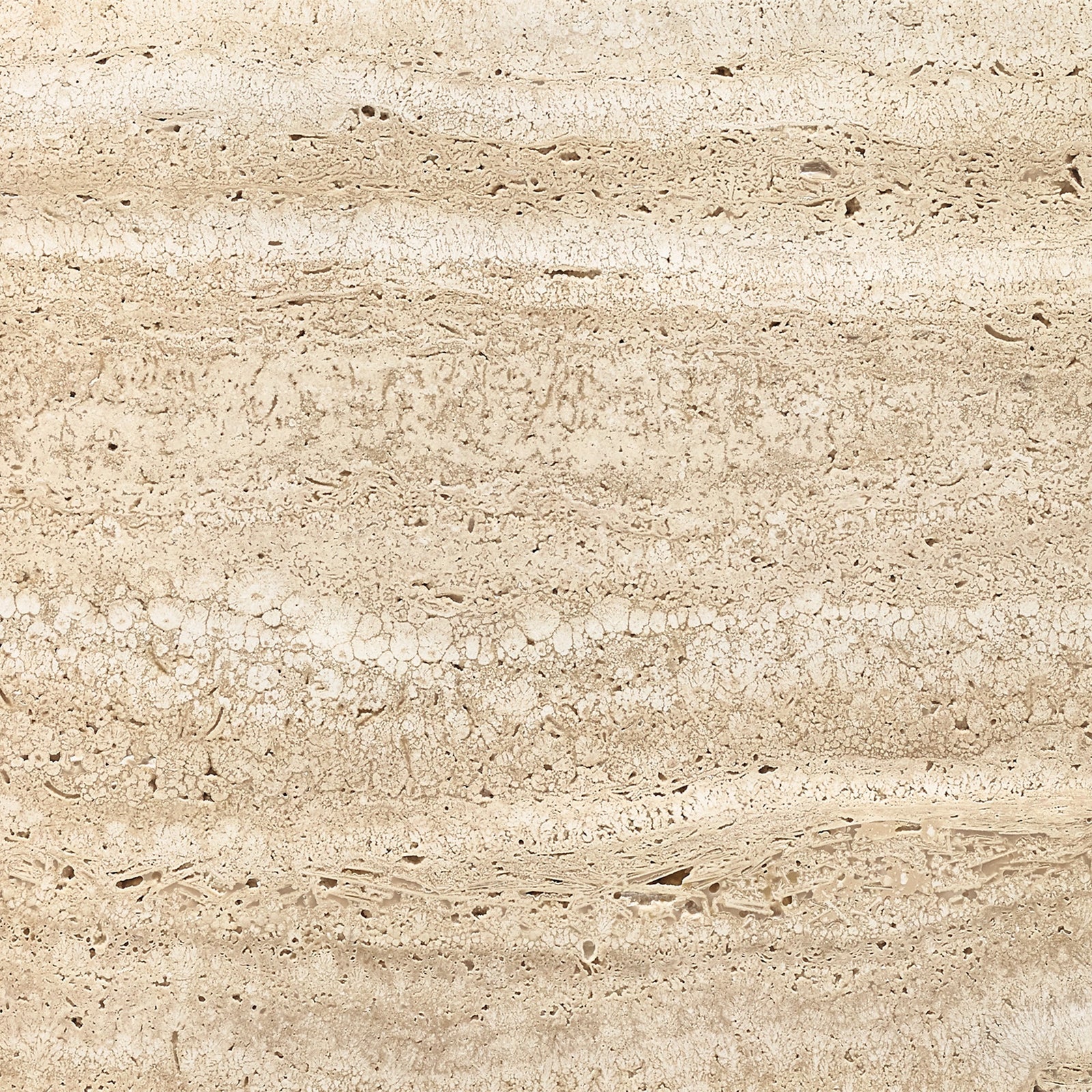 Travertine Squared Side Table