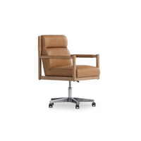 Midas Desk Chair in Leather