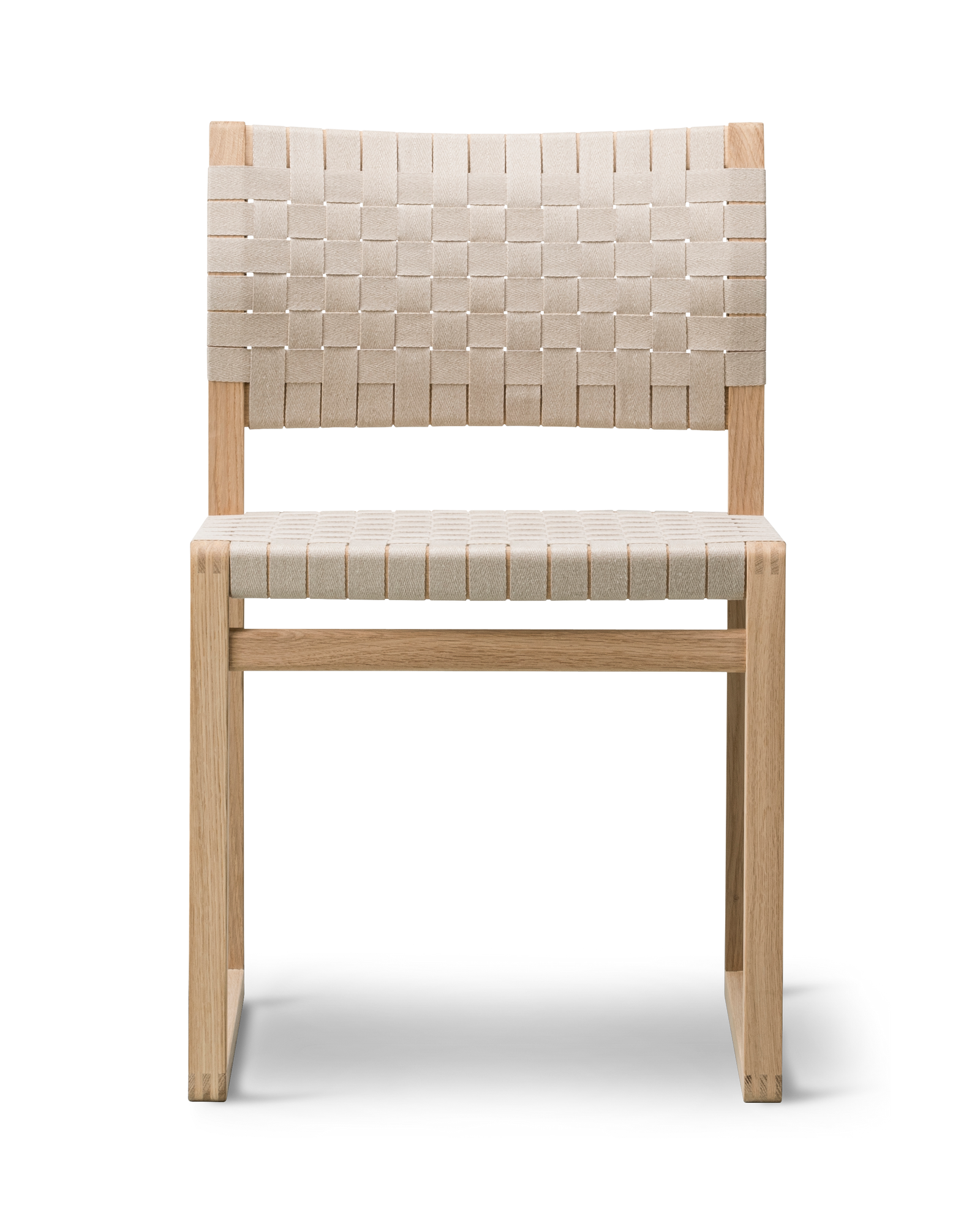 Linen Webbing Chair by Børge Mogensen