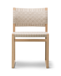 Linen Webbing Chair by Børge Mogensen