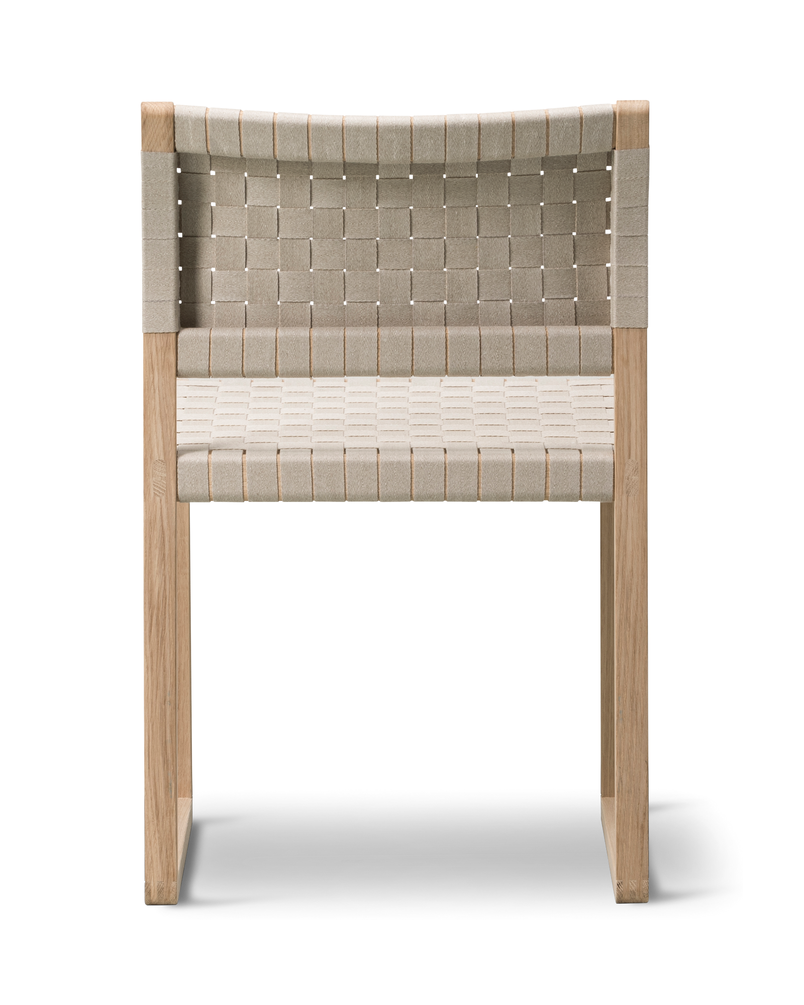 Linen Webbing Chair by Børge Mogensen