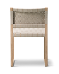 Linen Webbing Chair by Børge Mogensen
