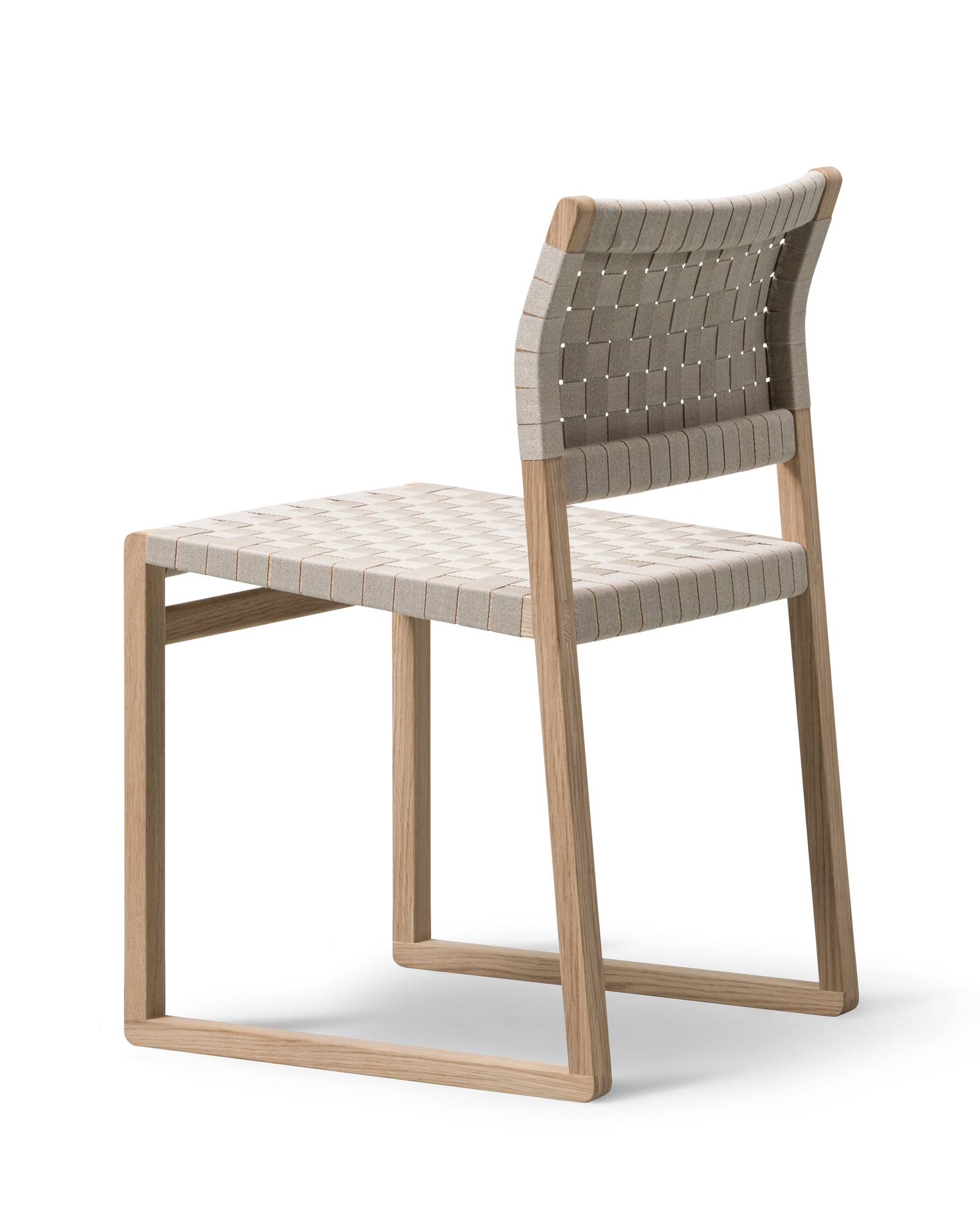 Linen Webbing Chair by Børge Mogensen